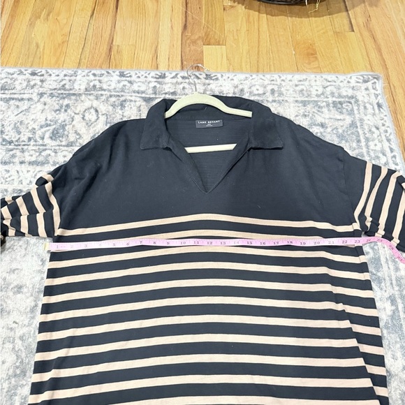 Lane Bryant Black and Brown Striped sweater size 18 - Picture 9 of 9